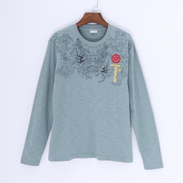 龍王竹節棉修身潮T-Z20253-52&88