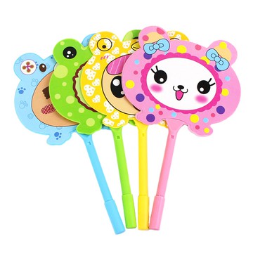 8763 卡通扇子筆 手搖扇子筆 手搖扇原子筆 原子筆