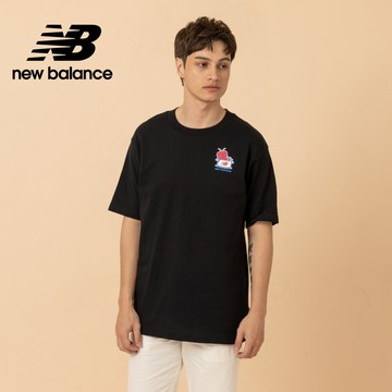 [New Balance]波士頓龍蝦捲短袖上衣_男性_黑色_MT61Y1F6BK