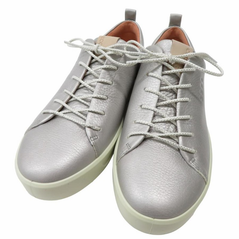 ecco エコー 101103-01708 ゴルフシューズ SOFT シルバー系 39 ゴルフ