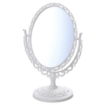 玫瑰雙面桌鏡  灰色  1個