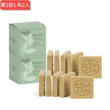 ⚡快速出貨｜💖給最愛的你1+1心意加倍【NAJEL】敘利亞阿勒坡手工古皂旅行20gx5片裝(含月桂油5%)，共2入