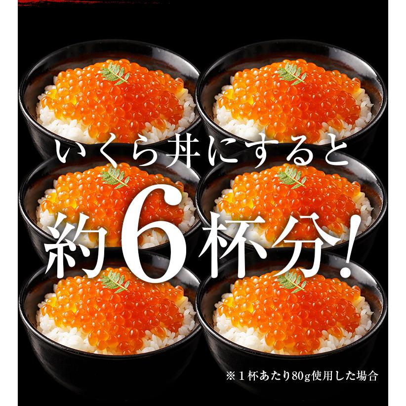 いくら 秋鮭 500g 醤油漬け 送料無料 北海道産 国産 イクラ 魚卵 海鮮 魚介 お取り寄せグルメ 高級 鮭 旨さに わけあり ギフト 年末 [冷凍]