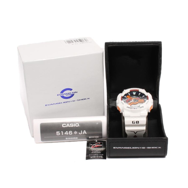 美品 カシオ 腕時計 EVANGELION 綾波レイモデル GA-110PS G