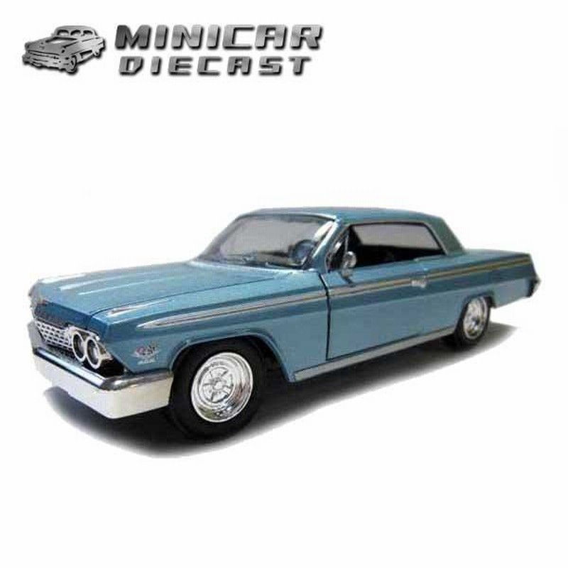 1/25 箱入り ミニカー 1962 CHEVROLET IMPALA SS メタリック