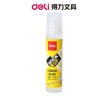 【Deli得力】 刷頭膠水/EA521/30ml｜液體膠 黏著劑 手作材料 學生文具 文具