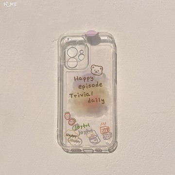 漸變小熊適用iPhone12pro max蘋果11手機殼xr可愛8韓國xs女14plus