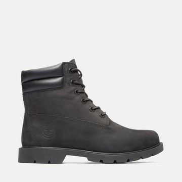 Timberland 女款黑色休閒防水6吋靴｜A156S001