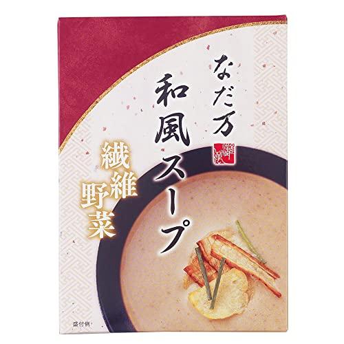 なだ万 和風スープ6種セット(渡り蟹 甘えび 繊維野菜 かぼちゃ 10種の野菜 とうもろこし) 130g×各2箱（計12箱）