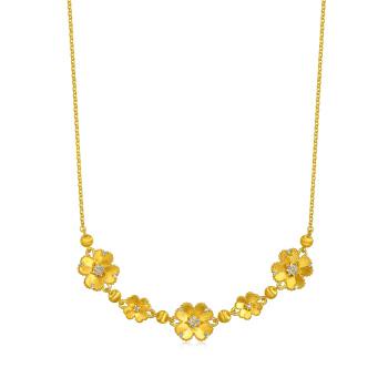 Gold Rhyme 「金韻羅曼」 星鑽花語 鑽石黃金項鍊