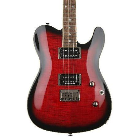 Fender Special Edition Custom Telecaster FMT Electric Guitar, Black Cherry Burst, Laurel Fingerboard