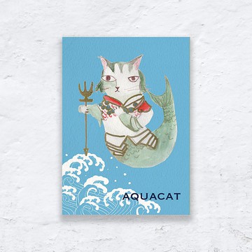 明信片/感謝卡/萬用卡 | 貓職業想像系列