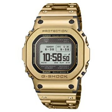CASIO卡西歐 G-SHOCK 精緻現代 藍芽太陽能電力 運動錶款 金 GMW-BZ5000GD-9_43.6mm