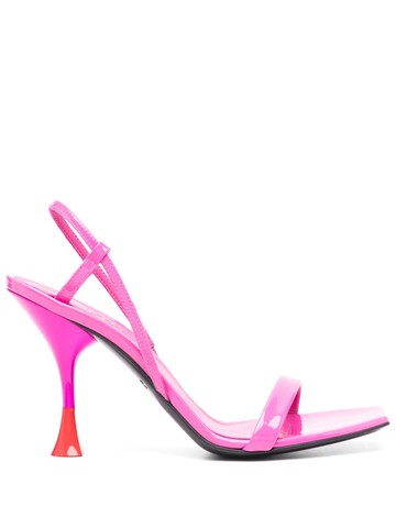 3juin - 95mm patent leather sandals - women - Calf Leather/Calf Leather/Calf Leather - 39 - Pink