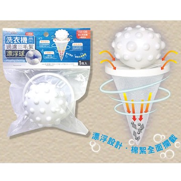 米諾諾 洗衣機過濾棉絮漂浮球 直式洗衣機專用 過濾棉絮收集棉絮毛絮毛髮灰塵集塵
