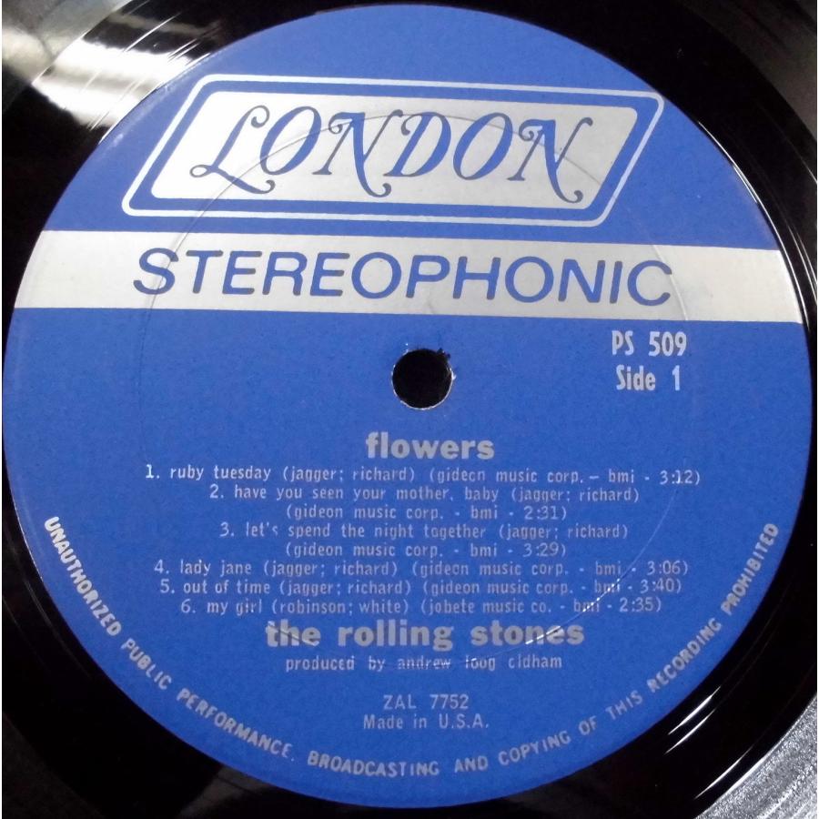 ●US-London RecordsオリジナルStereo,w 1B:1A,EX :EX Copy!! The Rolling Stones   Flowers