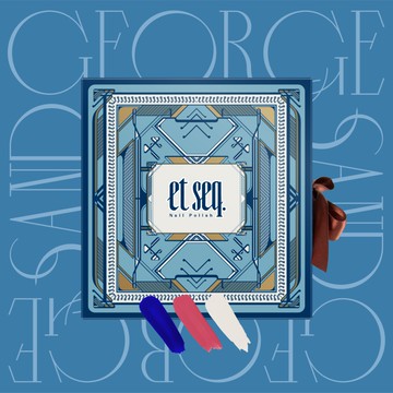 ［快速出貨］【et seq.羽毛筆指甲油】喬治．桑三色指甲油禮盒