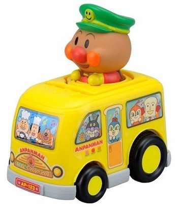 【震撼精品百貨】麵包超人_Anpanman~麵包超人知育玩具-巴士小公車-按壓式#17921