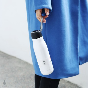 美國 ZOKU 真空不鏽鋼保溫瓶 500ml (珍珠白) 不鏽鋼水瓶 水壺