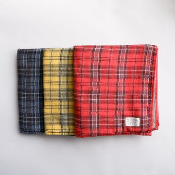 【kontex】今治彩色格紋純棉浴巾 (L- 58x120cm)