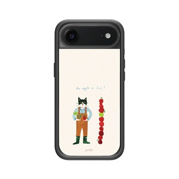 iPhone Air Mod NX -邊框背蓋組合 (相機按鈕) 黑 - Soupy Tang 湯舒皮 - Apple Cat