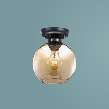 干邑色玻璃造型吸頂燈 36-61812