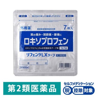 リフェンダLXテープ 7枚 タカミツ ロキソプロフェンナトリウム配合