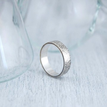 歐風復古系列-漣漪-復古窄版(銀戒)