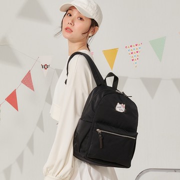 【Hello Kitty】甜心凱蒂-後背包-黑 KT03D01BK聖誕交換禮物