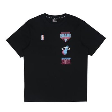 NBA 落肩 多隊徽 小標 短袖上衣 熱火隊 3525100720