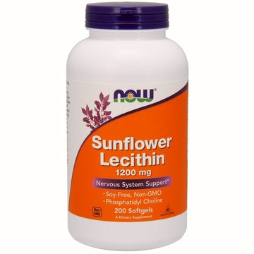 Sunflower Lecithin 200 Softgels by Now Foods