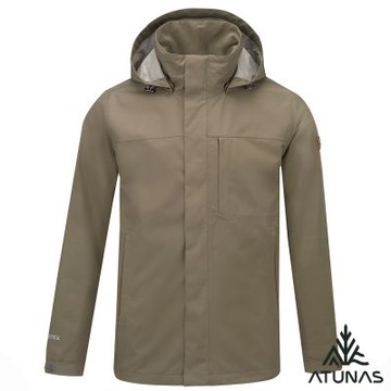 【ATUNAS 歐都納】男款GORE-TEX+保暖羽絨二件式外套A1GT2511M深卡其/防水/防風/透氣/登山旅遊/禦寒/都會休閒