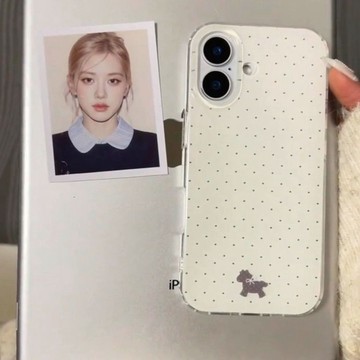 简约波点小马 防摔 手機殼 蘋果iphone 17air xr i11 i12 13 14 15 16promax保護殼