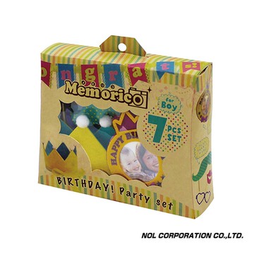 【台灣官方直營】日本NOL-生日派對道具7件組(男孩)(6m~3Y+)-快速出貨