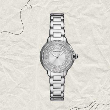 送禮首選★EMPORIO ARMANI 亞曼尼/ AR11632 經典晶鑽時尚仕女腕錶/32mm  附提袋【全館滿額折價★APP下單點數4倍送】線上購買享_實體門市同步服務