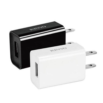 KINYO CUH-20單孔豆腐頭USB充電器【愛買】