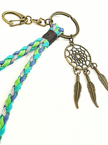 Paris*Le Bonheun。幸福手作。ZAKKA捕夢網。編織鑰匙圈。青古