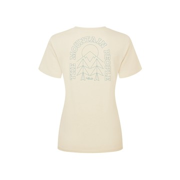 RAB Tuku Cirque Tee 有機棉短袖T恤 女款 米色 #QCC18