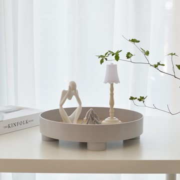 托盤美容院專用北歐創意托盤客廳零食香薰化妝品收納果盤整理桌面