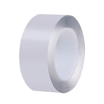 透明無痕雙面膠帶  厚2mm 寬3cm 長3m  PET材質  壁虎固定用  1組
