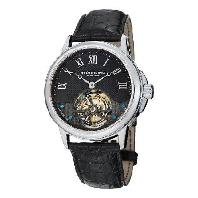 Stuhrling Original Men's 541.331XK1 Aureate Tourbillon Date Black 並行輸入品 |  LINEブランドカタログ