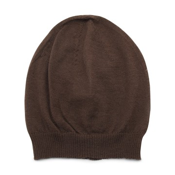 Rick Owens - Brown Cashmere Beanie Hat