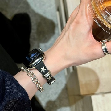 細版星星小衆賽博手錶帶 適用於 Apple watch 蘋果 10 9 8 7 6 SE iWatch 錶帶 手腕錶帶