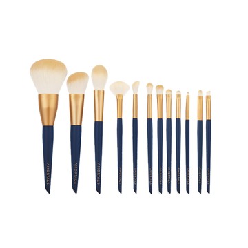 AMORTALS 爾木萄 專業彩妝刷 細密蓬鬆刷毛 觸感輕柔上粉均勻  12支  1組