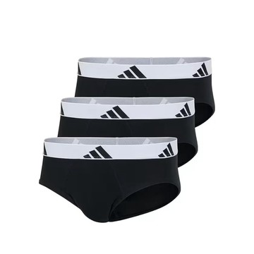 【adidas 愛迪達】男士 親膚彈性貼身內褲三組 ACTIVE FLEX COTTON BRIEF