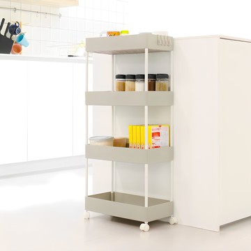 移動式縫隙收納推車  40 x 21.5 x 90cm  灰色