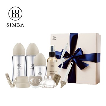 小獅王辛巴 蘊蜜質金玻璃新生體驗禮盒－限宅配【贈心意提袋】