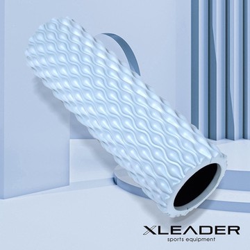 Leader X 環保EVA水滴型專業舒展按摩肌肉放鬆滾筒 滾輪 瑜珈柱(兩色任選)