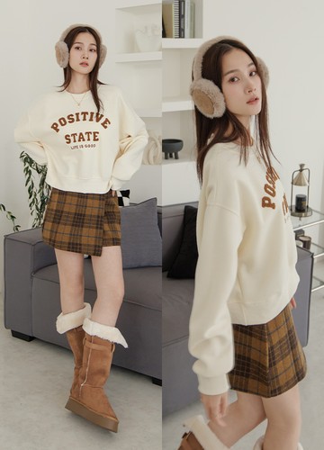 QQ字母棉質上衣