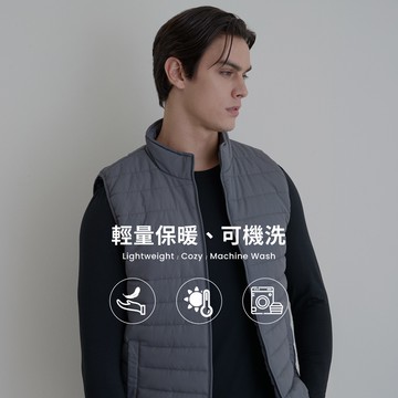 GIORDANO 男裝 舖棉立領背心 E-care輕暖系列 (多色任選)